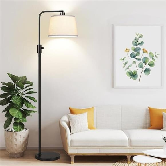 【Upgraded】 Dimmable Floor Lamp, 1000 Lumens LED Edison Bulb Included, Arc Floor - Picture 8 of 8